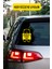 Arabada Bebek Var Ayıcık Figürlü Araba-Motosiklet Cam Etiket Sticker - Unisex 3