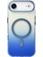 iPhone 17 Air Kılıf M-Safe Şarj Özellikli Transparan Renk Geçişli Btbm Toros Kapak - Gri 3