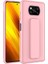 Xiaomi Poco X3 Kılıf Aden Qstand Kapak-Pembe 1