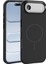iPhone 17 Air Kılıf M-Safe Şarj Özellikli Metal Kamera Çerçeveli Tstk Edi Silikon Kapak - Siyah 1