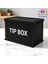 Ahşap Siyah Tip Box Kumbara Ve Bahşiş Kutusu Tipbox 4