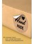 Hand Made - With Love Yazılı Sticker Paketleme Kargo Ambalaj Etiketi - 4X4CM 70 Adet Yuvarlak 5