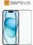 iPhone 15 Plus Tam Kaplayan Toz Filtreli Parmak İzi Bırakmayan Safir Ekran Koruyucu Cam 2