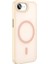 iPhone 16E Kılıf M-Safe Şarj Özellikli Mat Arka Yüzey Hzrv Sio Kapak - Rose Gold 5