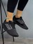 Unisex Fuspetli Poli Taban Spor Ayakkabı-Siyah-Füme 1
