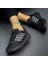 Unisex Fuspetli Poli Taban Spor Ayakkabı-Siyah-Füme 3