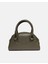 Bag Urban Knot Haki Suni Deri Fermuarlı Çok Gözlü Kadın Kol ve Askılı Omuz Çantası 1