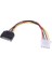 4348 Sata Kasa HDD Dişi Erkek 4 Pin Power Molex Güç Kablosu 20 cm 3