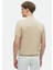 Bej Polo Yaka Düz Örgü %100 Pamuk Triko 9