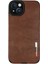 iPhone 14 Plus Kılıf Loop Deri Silikon - Kahverengi - NHR3770-6858 1
