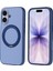 iPhone 17 Kılıf M-Safe Şarj Özellikli Standlı N7TH Proton Silikon Kapak - Lacivert 1