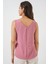 Kadın BDART V Yakalı Bluz Tozlu Gül Pembesi 6