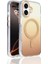 iPhone 17 Kılıf M-Safe Şarj Özellikli Transparan Renk Geçişli Nvg Toros Kapak - Gold 2