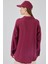 Kadın Bdart Cepli Oversize Düğmeli Keten Karışımlı Gömlek Purple 5