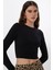 Kadın Temel Örme Üst Black 12