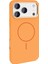 iPhone 17 Pro Kılıf M-Safe Şarj Özellikli Metal Kamera Çerçeveli N7TH Edi Silikon Kapak - Titanyum-G 6