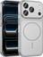 iPhone 17 Pro Max Kılıf N7TH M-Safe Şarj Özellikli Kamera Korumalı Formen Kapak - Gümüş 1