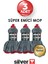 3 Adet Mikrofiber Süper Emici Havlu Mop - 55X105 cm - Yerler Artık Elle Silinmiş Gibi! 1
