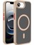 iPhone 16E Kılıf M-Safe Şarj Özellikli Mat Arka Yüzey Nvg Sio Kapak - Rose Gold 1