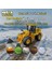 Huına 1552 1/16 11CH Rc Wheel Loader Damper Dozer Kamyon Iş Makinesi Kazıcı Uzaktan Kumandalı Rc Model Metal Kepçeli -2.4g Gerçekçi Similasyon Ses ve Işık Sistemi 5