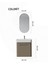 Colorit Kapaklı Lavabo Dolabı 60 cm Cappuccino 2