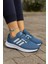 Unisex Fuspetli Poli Taban Spor Ayakkabı-Mavi 4