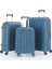 V305 Üçlü Polipropilen Valiz Seti Sky Blue 1