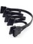 4355 Molex Ide 4 Pin To 5 Port Sata Power HDD Güç Çoklayıcı Kablosu 3