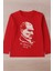Atatürk Portre Baskılı Kırmızı Çocuk Uzun Kollu Tişört | %100 Pamuk | 6–12 Yaş 2