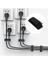 Kablo Klipsleri 4'lü Set, Kendinden Yapışkanlı Kablo Düzenleyici Tutucu, Masa Altı Duvar Yatak Başlığı Için Kablo Sabitleyici, Pc Bilgisayar USB Şarj Ethernet Kablo Bağı, Ev Ofis Için 2