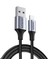 Lightning Örgülü Data ve Şarj Kablosu Siyah 1.5 Metre 1