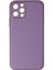 iPhone 12 Pro Kılıf Coco Deri Silikon Kapak - Lila - NHR6302-4470 1