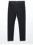 Lacivert Düz Slim Fit Denim Pamuk Karışımlı Pantolon 6