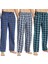 Pijalüx Erkek Kareli Poplin Cepli Alt Pijama 3