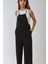 Kadın Cepli Rahat Kesim Tulum Black 15
