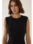 Kadın Siyah Peplum Üst Black 11