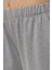 Kadın Beli Lastikli Rahat Kalıp Jogger Eşofman Altı Grey 15