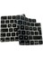 Keyboard 3 ile Uyumlu Klavye Koruyucu A2449 A2450 A3118 A3203, Id Uyumlu, Silikon 0.3 mm Ultra Ince, Yıkanabilir, Toz-Sıvı Koruma, Sessiz Yazım Siyah 2