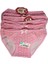 2588 Berrak Kız Pembe Baskılı Bikini 6 Adet 1-2 Yaş 1