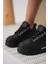 Alice Kadın Siyah Tabanlı Siyah Gizli Topuklu Sneaker 4