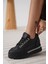 Alice Kadın Siyah Tabanlı Siyah Gizli Topuklu Sneaker 5