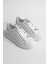 Vega Gümüş Detaylı Beyaz Kadın Spor Ayakkabı 4