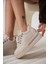Alice Kadın Bej Gizli Topuklu Sneaker 2