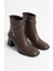 Vera Kadın Acı Kahve Topuklu Bot 3