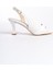Klein Kadın Beyaz Rugan Detaylı Topuklu Sandalet 1