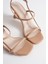 Monya Kadın Nude Topuklu Sandalet 5