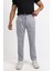 Modern Tarz Desenli Örme Jogger Erkek Pantolon 2