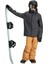 Mission Printed Youth Jk Erkek Çocuk Siyah Snowboard Ceketi 2