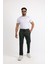 Modern Tarz Desenli Örme Jogger Erkek Pantolon 1