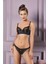 Zincir Detaylı Toparlayıcı Minimizer Sütyen Slip Külot Takım Siyah (MGP31741) 1